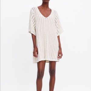 Crocheted Zara Sweater Dress (NWOT)
